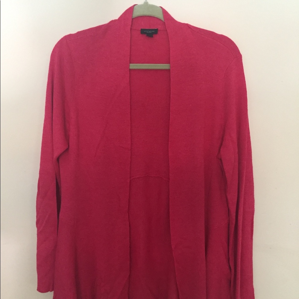 Ann Taylor Factory pink Cardigan